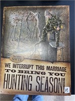 12in by 16in NWTF sign