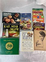 Lot of 9 Cooking Books