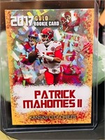 Patrick Mahomes lll 2017 Number 15 Rookie  Card