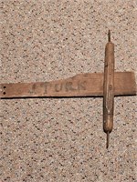 J TURK wooden antique tool