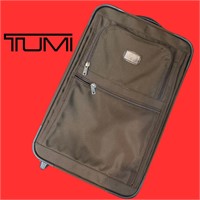 Small Brown TUMI carry On Suitcase On Wheels