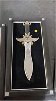 15x6in framed dagger