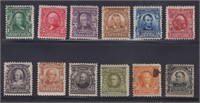 US Stamps #300-311 Mint & Used, nice mint hinged g