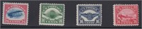 US Stamps #C3-C6 Mint Hinged early airmail group,