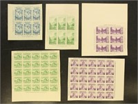 US Stamps 1930s Souvenir Sheet Special Printings,