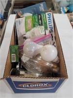 Box W/Assorted Light Bulbs