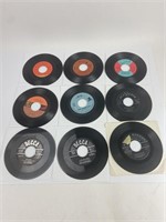 9 45RPM Vinyl Records