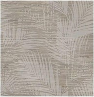 56.4 sq. ft. Motmot Taupe Palm Wallpaper