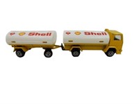 SHELL MAJORETTE FORD TANKER WITH PUP TRAILER