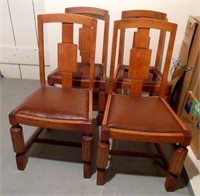 Set of 4 Matching Retro Chairs