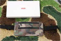 Supreme Leather Waist/Shoulder Pouch Woodland Camo