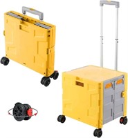 Felicia Portable Rolling Crate Handcart with Durab