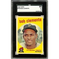 1959 Topps Roberto Clemente Sgc 5