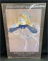 Vintage framed Toulouse-Lautrec print