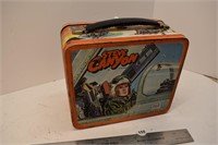 Aladdin Tin Lunch Box "Steve Canyon" 1959