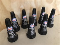 8 x Esso plastic oil bottle tops & caps