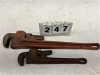 (2) Pipe Wrenches