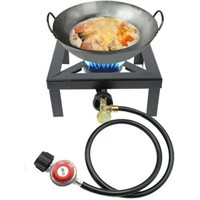 One Size  Single Burner Outdoor Gas Stove with 0-2