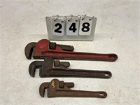 (3) Pipe Wrenches