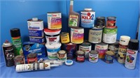 Small Paint Cans, Stabile, Caulk, Fogger & More