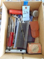 REAMERS AND MISC TOOLS IN BOX