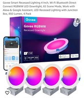 Govee Smart Recessed Lighting 4 Inch