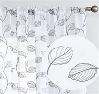 (New)Topick Sheer Curtains for Living Room