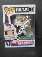 Josh Allen Signed Funko Pop Heritage COA