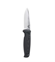 Benchmade Satin Drop Pt. Auto Knife W/ Tip Up Clip