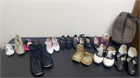 Girls shoes including tap shoes