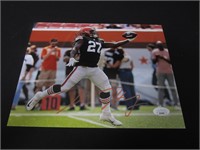 Kareem Hunt Signed 8x10 Photo JSA COA