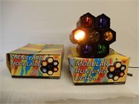 LOT OF 2 MODULAR RUNNING LIGHTS / BOXES