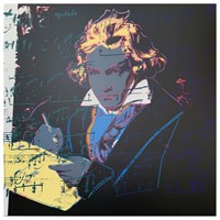 Andy Warhol "Beethoven" Limited Edition Silk Scree