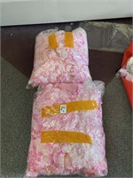 ARTIFICIAL FLOWER BAG X2- PINK, 2 UNOPENED BAGS