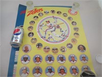 Deux posters ZELLERS de baseball des Expos de