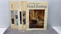 5LARGE BOOKS OF FAMOUS PAINTERS WITH COPYS INSIDE