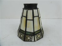 Vintage Small Stain Glass Lamp Shade 5.5" Tall