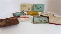 10 FLAT 50 CIGARETTE TINS