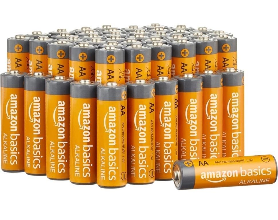 (new)Amazon Basics 48 Pack AA High-Performance