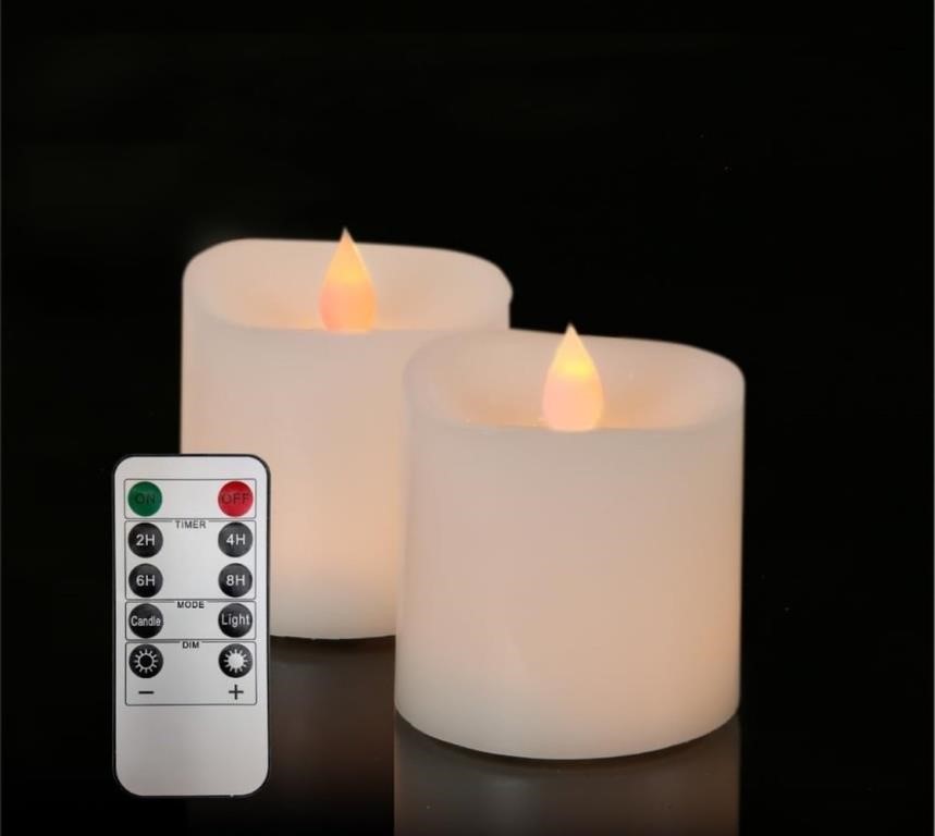 (new)MISSTIME Flickering Flameless Candles Set of