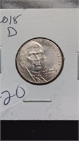 Uncirculated 2018-D Jefferson Nickel