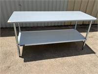 New 72x30 stainless steel table. NSF
