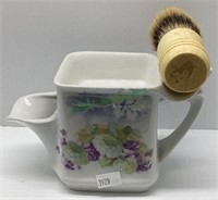 Vintage German porcelain shaving mug with