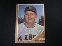 1962 TOPPS #96 ELI GRBA ANGELS VINTAGE