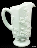8" tall Milk Glass Pitcher by Westmoreland