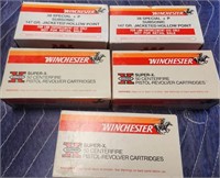 P - 5 BOXES WINCHESTER 38 SPECIAL AMMO (A37)