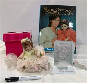 Marie Osmonds Doll Collection Book & Doll