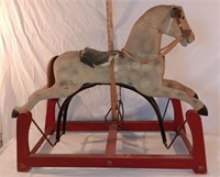 Antique Primitive Glider Rocking Horse