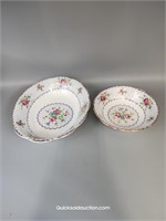 R.A. Petit Point Round & Oval Serving Bowls