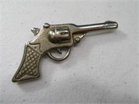 2" Metal Gun Pistol Charm? Toy? unique